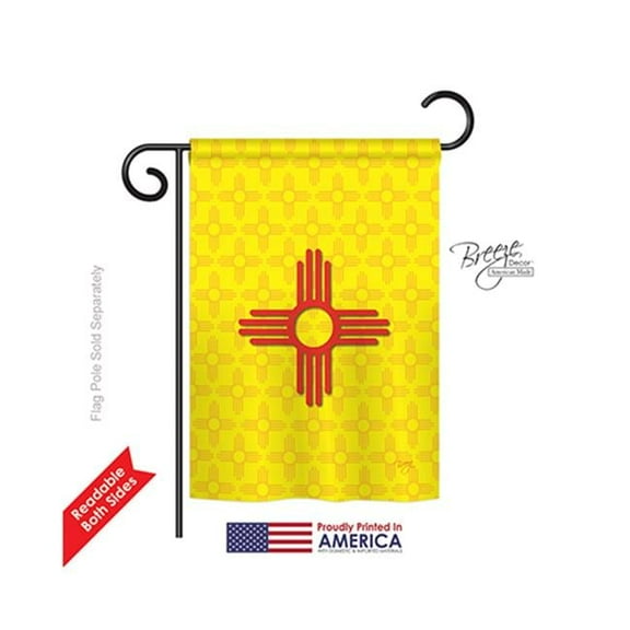 58073 States New Mexico 2-Sided Impression Garden Flag 13 x 18.5 in.