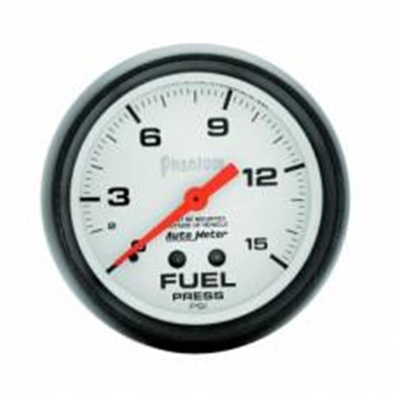 5810 2.62 in. F0-15 PSI Phantom Fuel Pressure Gauge