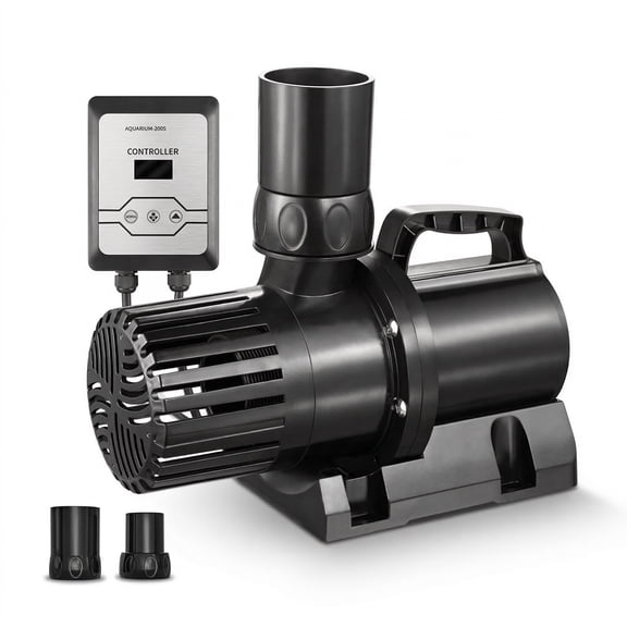 5810 GPH High Flow Pond Pump 250W Submersible & External Water Pump Variable Speed with External Controller for Ponds, Fountains & Water Features