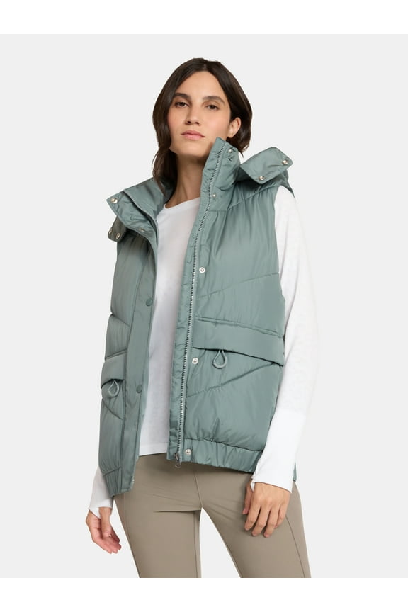 Women's and Women's Plus Size Mid Length Vest, Sizes XS-3X