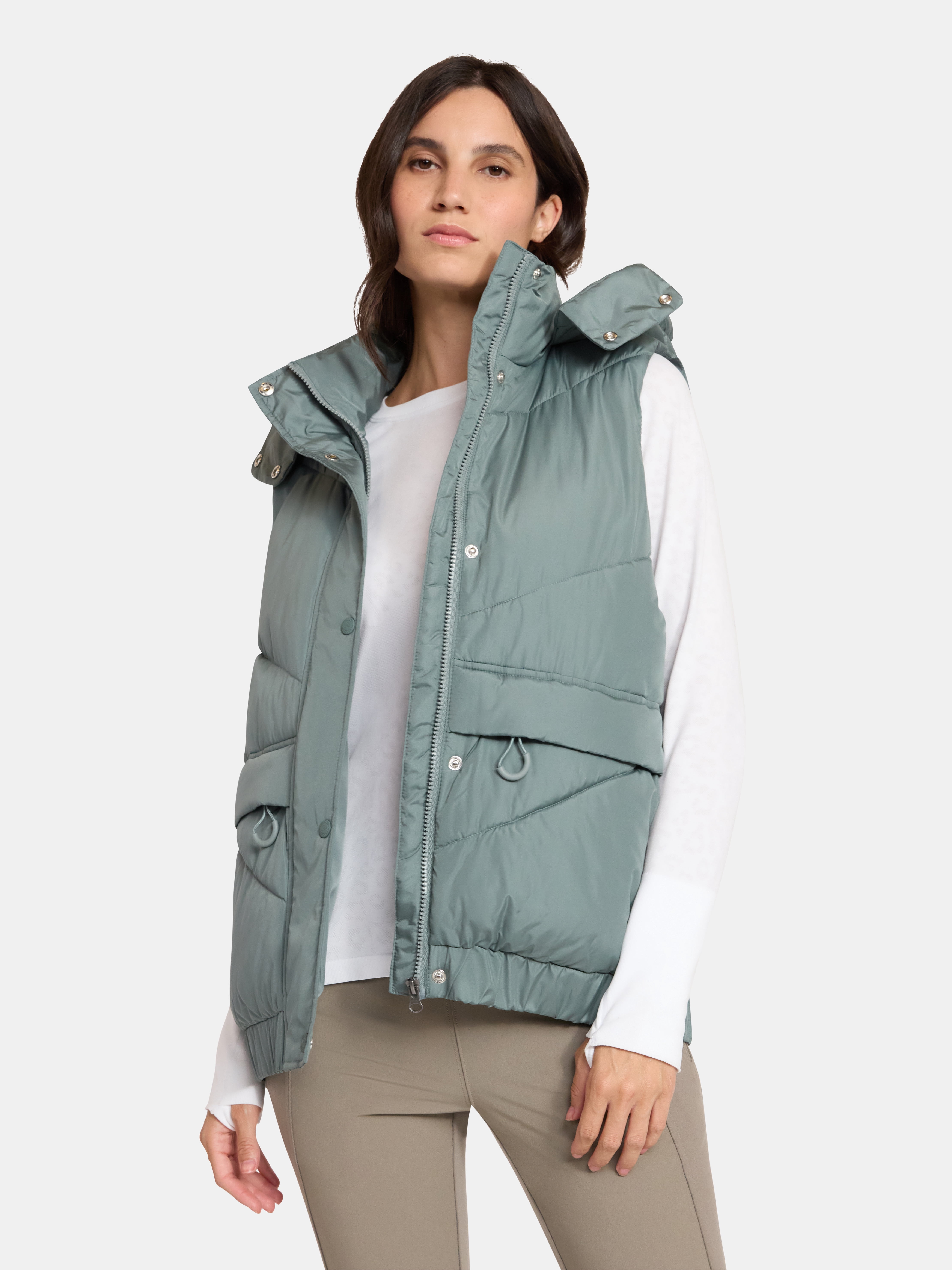 Ozark Trail Women's and Women's Plus Size Mid Length Vest, Sizes XS-3X