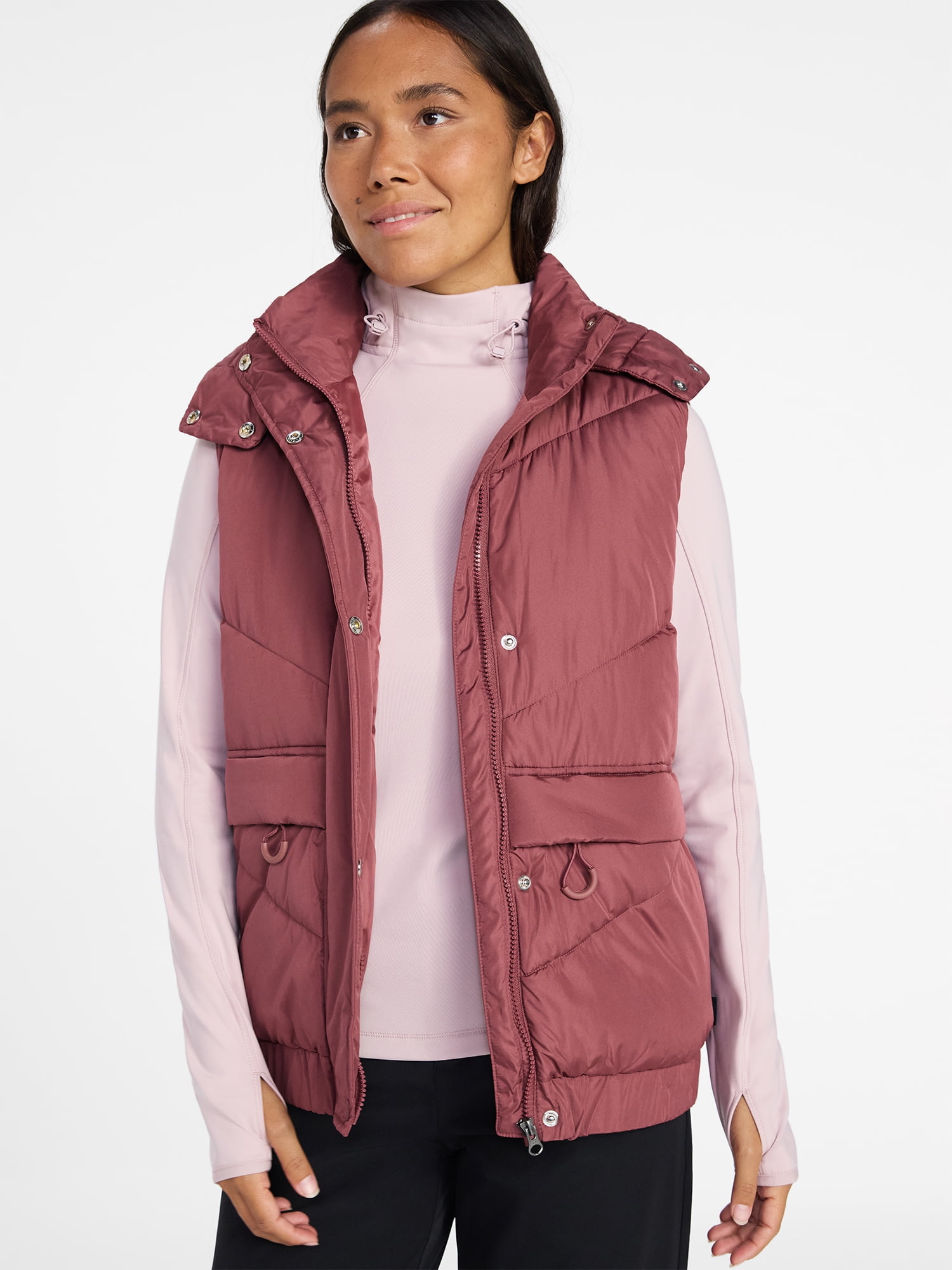 Ozark Trail Women's and Women's Plus Size Mid Length Vest, Sizes XS-3X