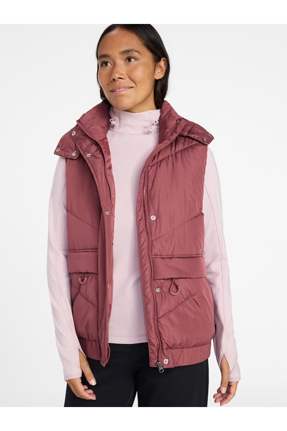 Women's and Women's Plus Size Mid Length Vest, Sizes XS-3X