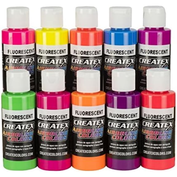 5817-00 10 Color Fluorescent Set$$Art & Craft