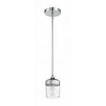 58191-CH Craftmade Lighting Wrenn - 1 Light Mini Pendant-6.75 Inches Tall and 5.12 Inches Wide-Chrome Finish