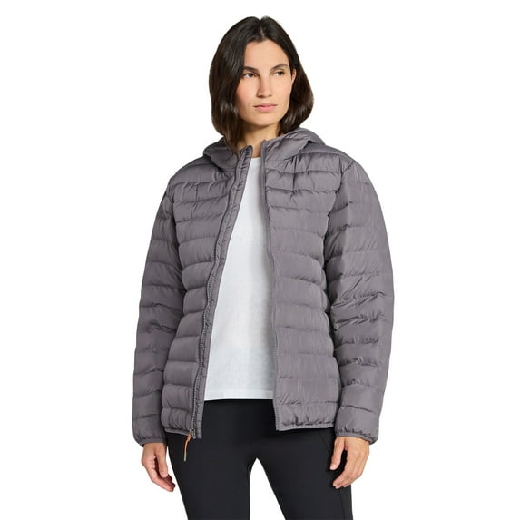 Ozark Trail Women's and Women's Plus Size Core Puffer Jacket with Hood, Sizes XS-3X