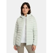 OZARK TRAIL Women's and Women's Plus Size Core Puffer Jacket with Hood, Sizes XS-3X