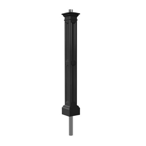 5836B Liberty Lamp Post- Black with Mount