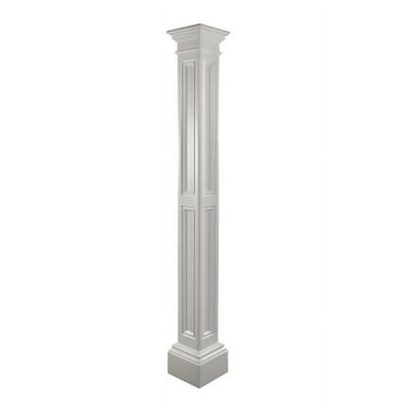 5838W Liberty Lamp Post- White no mount