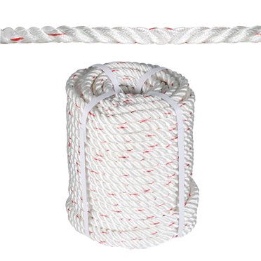 Gardeneeds 3/4 X 150 Ft Braided Polyester Low-Stretch Rope – Rigging Line, 16,500 Lb Tensile