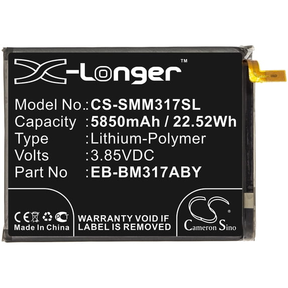 5850mAh EB-BM317ABY GH82-23775A GH43-05043A Battery for Samsung SM-M317F SM-M317F/DS Galaxy M31s Galaxy M31