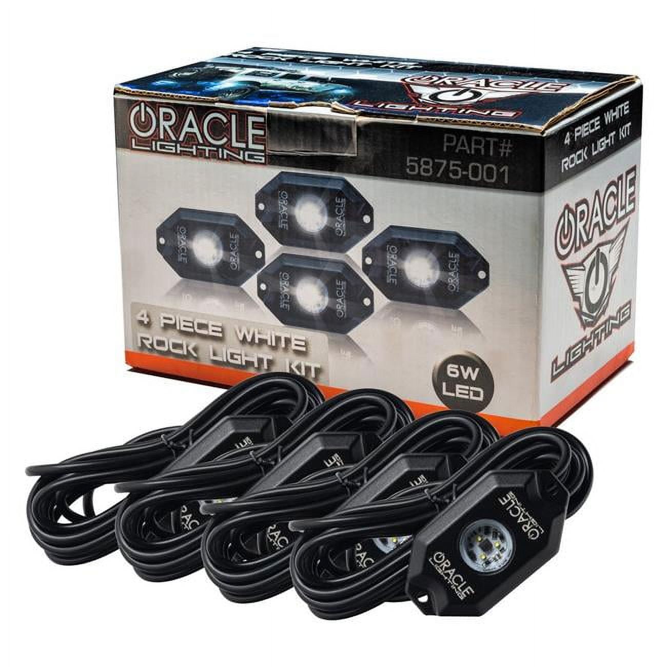5875001 Underbody Wheel Well Rock LED Light Kit, White - 5000K - 600 Lumen