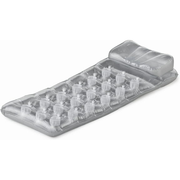 58894EP 18-Pocket French Mattress Suntanner Pool Lounger Float w/Headrest