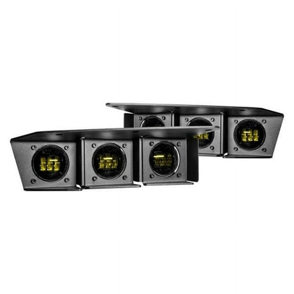 5890006 Triple LED Fog Lights for Ford 2021-2022 Bronco, Amber