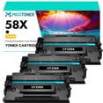 thumbnail image 1 of 58A 58X Toner Cartridges with Chip Compatible for HP 58A 58X CF258A CF258X LaserJet Pro M404n M404dn M428fdw M428fdn M404 M404dw M428 M428dw M406 M430 M304 Printer Ink | 3 * Black, 1 of 7