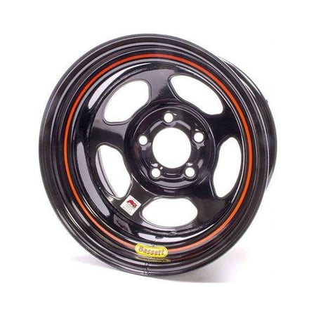 58A54I 15 x 8 in. IMCA Black Inertia 5 x 5 in. Wheel