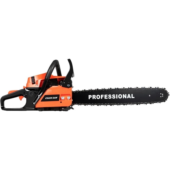 58CC 20 Inch Gasoline Gas Chain Saw, 2-Stroke 2.6 KW Single Cylinder Handheld Cordless Poratble Chain Saw for Farm, Ranch & Garden Tools$$Garden & Patio