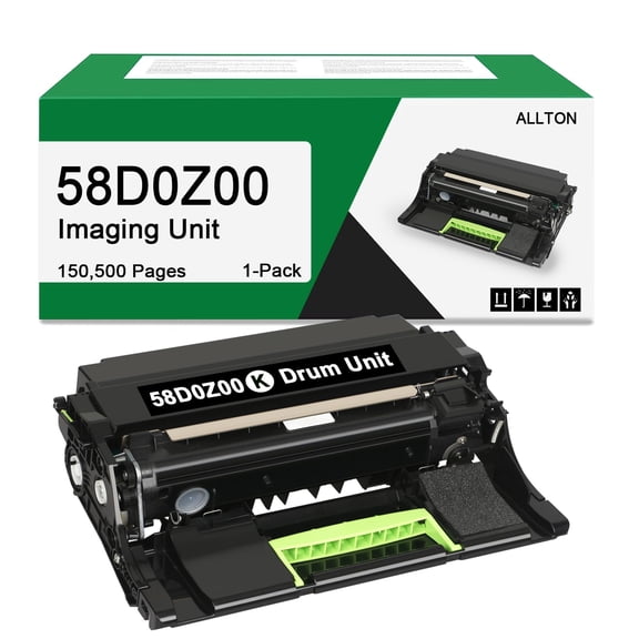 58D0Z00 Black Imaging Unit Compatible Lexmark 58D0Z00 Imaging Unit Replacement for Lexmark B2865dw MS821dn MS821n MS823dn MS825dn MS826de MS725dvn MX721ade MX722ade MX822ade MX826ade Printer(1-Pack)