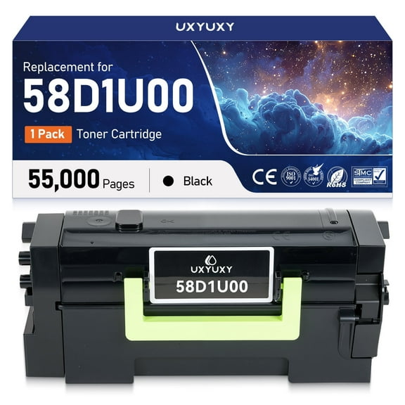58D1U00 Ultra High Yield Toner Cartridge Compatible for Lexmark MS725, MS823, MS824, MS825, MS826, MX722, MX725, MX822, MX824, MX826 Laser Printer (1 Pack)