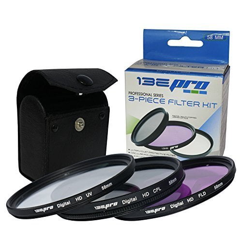 58MM I3ePro BPFLK-58 UV-CPL-FLD Filter Kit