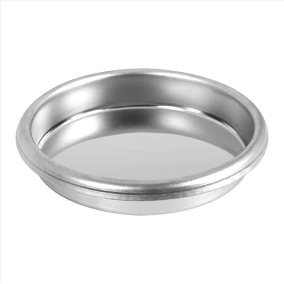 58Mm Coffee Machine Blank Filter/Stainless Steel Backwash Cleaning Blind Bowl Coffee Machine Accessories,1*Blind cup, non-porous filter bowl,Silver