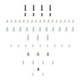 thumbnail image 1 of 58Pcs Game Host Internal External Metal Screw Set Full Set Screws Gaming Accessories Screws for Lite, 1 of 8