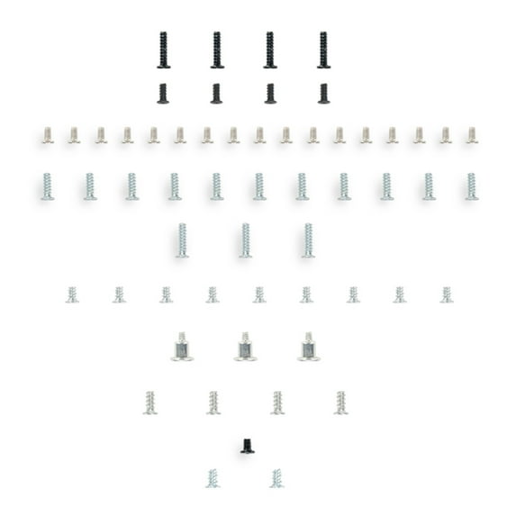 58Pcs Game Host Internal External Metal Screw Set Full Set Screws Gaming Accessories Screws for Lite