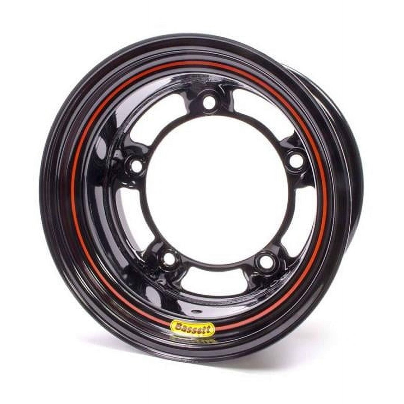 Spun Wheel Rim 58SR45 Wide 5 Spun Wheel - 15 x 8 in. - Black - 4.5 in. Back Spacing ...