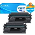 thumbnail image 1 of 58X CF258X Toner Cartridge Black (High Yield No Chip 2-Pack) Compatible for HP 58A 58X CF258A CF258X Laserjet Pro MFP M428fdw M404n M404dn M428fdn M404dw M428dw M404 M428 M406 Printer Ink, 1 of 9
