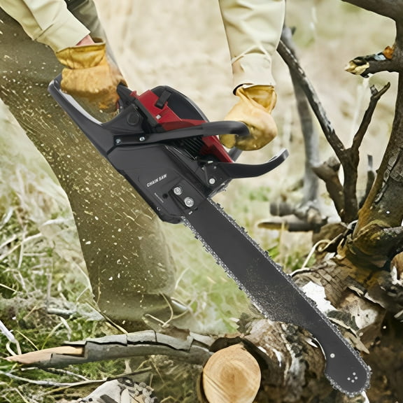 58cc 2.4kW Gas Chainsaw - High Performance, Silent Operation, Ergonomic Design, Ideal for Professional Cutting and Home Use
