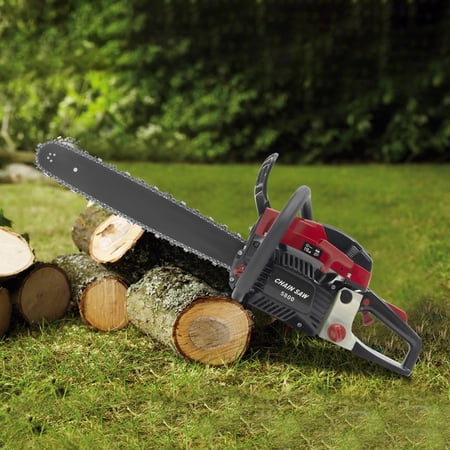 58cc 2.4kW Gas Chainsaw - High Performance, Silent Operation, Ergonomic Design, Ideal for Professional Cutting and Home Use