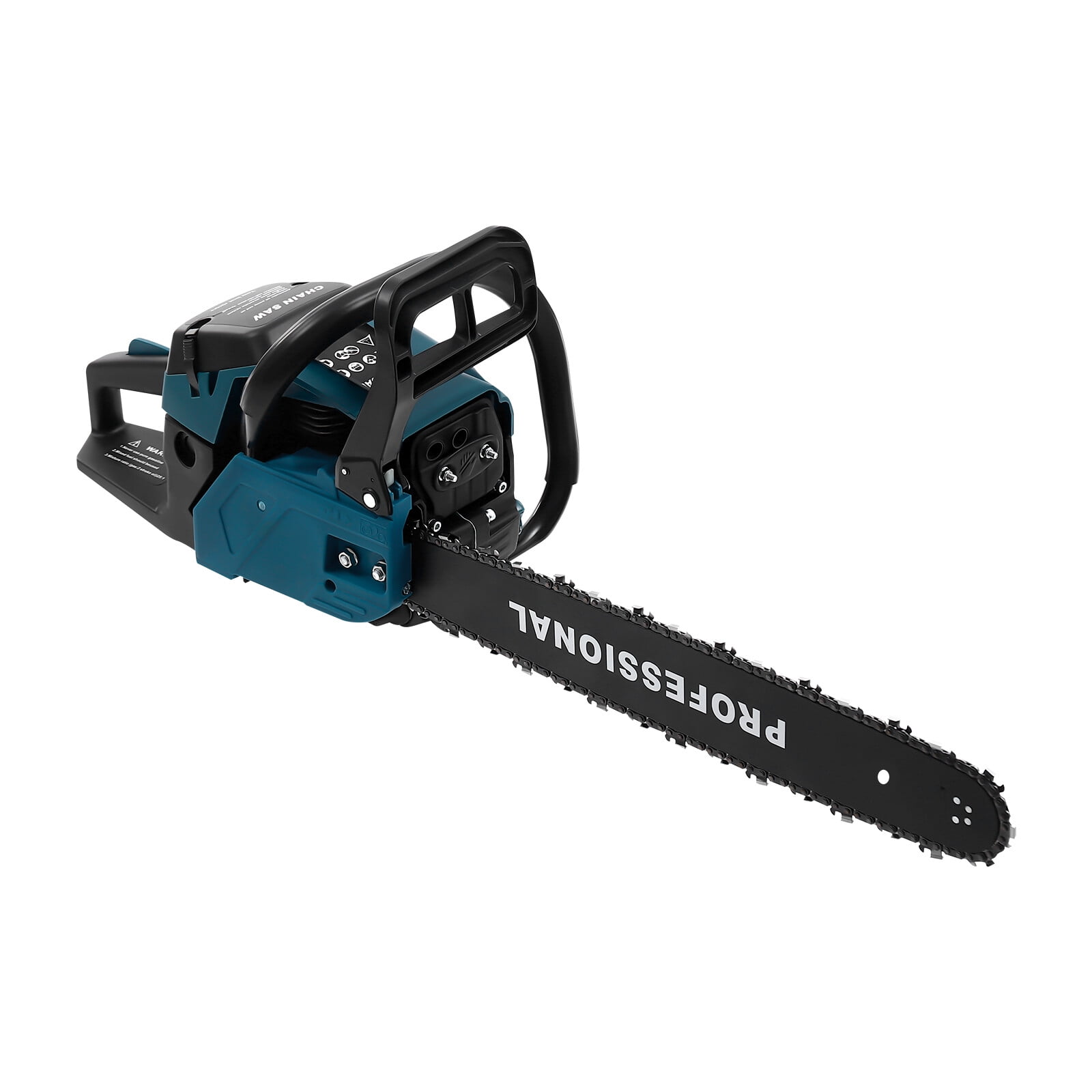 58cc Professional Heavy-Duty Gas Chainsaw - 3.1HP 20-Inch Cutting Bar with 8500RPM for Forestry, Wood Cutting and Tree Pruning
