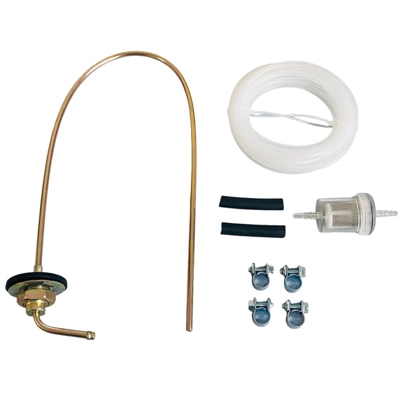 58cm Diesel Parking Heater Fuel Tank Standpipe Kit with Pickup Tube, Clamps and Filter