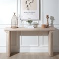 Curated visual reference: Picture Idea: 58In Modern Minimalist Wooden Console Table For Entryway Living Room