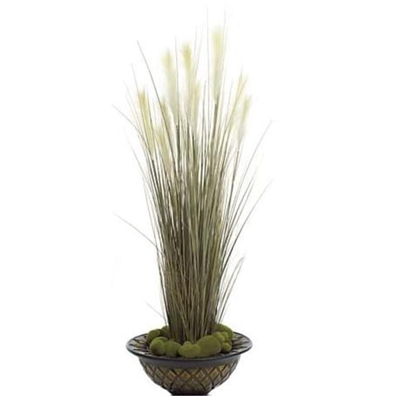 58in. PVC Plume Grass - Natural