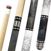 58in Pool Cue Stick Canadian Maple Wood 13mm Tip - 21oz Perfect for Precision Play, Low Deflection Pool Cue for Enhanced Accuracy