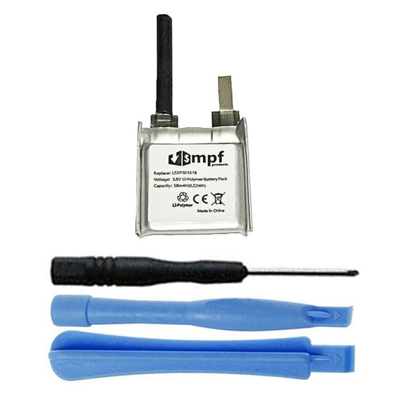 58mAh SP301618AE Battery Replacement for Pebble Time Round 601-00046 Smartwatch