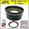 thumbnail image 1 of 58mm 0.45x Wide Angle Lens with Macro For Canon G1 X 14.3 MP CMOS Digital Camera + Filter Adapter + More!!, 1 of 6