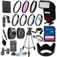 thumbnail image 1 of 58mm Accessory Kit for Canon EOS Rebel DSLRs with Battery, Flash, Memory, Filters, Tripod, Lenses & More, 1 of 7