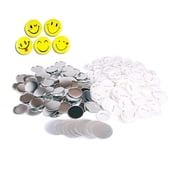 58mm Badges Blank Pin 100pcs Button Maker Plastic Button Parts Supplies For Button Maker Machine Supplies Part DIY Badges Set