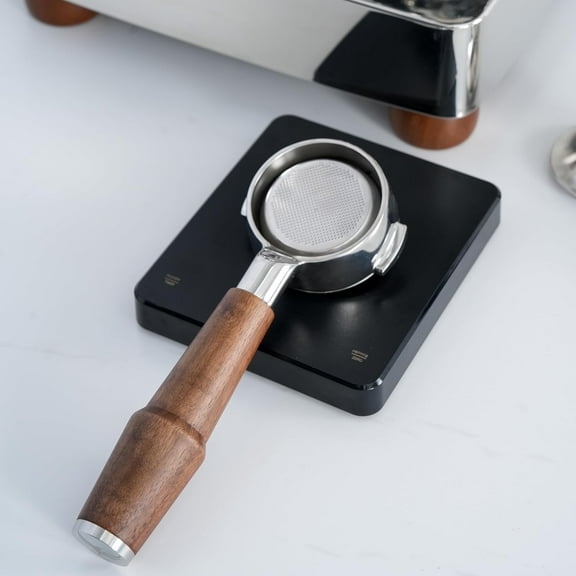 58mm Bottomless Portafilter for E61 Group  | Professional Barista-Grade Naked Portafilter | Compatible with Rocket, Lelit, Ascaso, Profitec, ECM,  58 &  (Walnut)