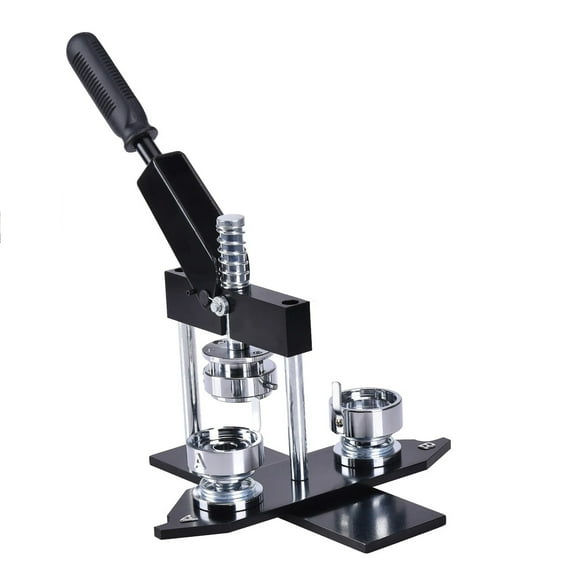 58mm Button Maker Set Professional Manual Pin Badge Making Machine Including Metal Mold ,Easy to Use