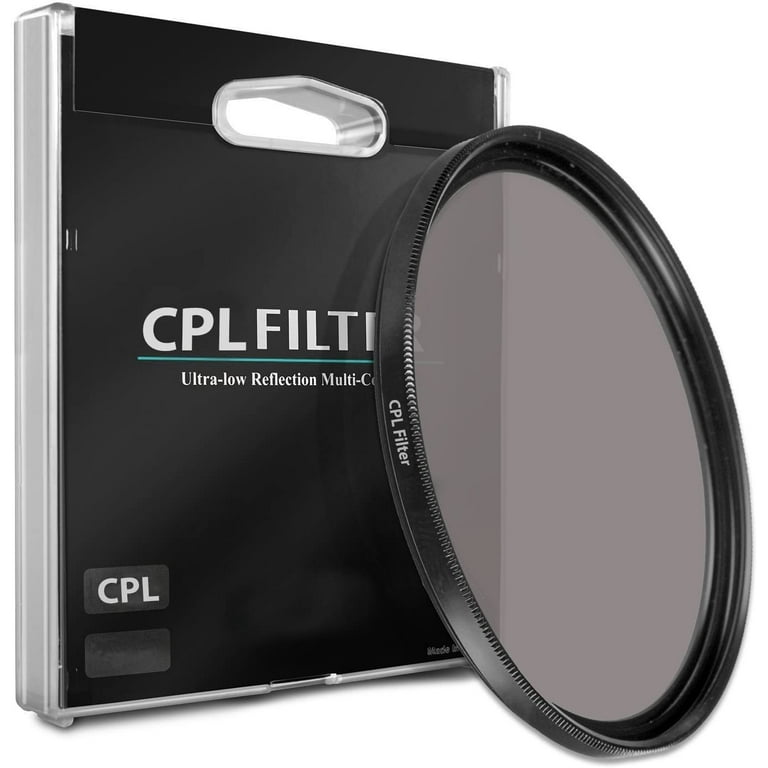 58mm CPL Circular Polarizer Filter for Olympus 75-300mm f4.8-6.7 