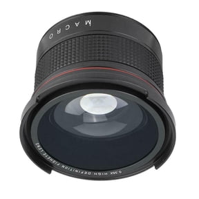 58mm Camera Lens Attachment for High-Resolution Photography for Canon Full AF, IR Compatible, Aluminum Alloy Build