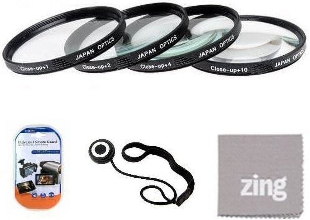 Loo Lens Kit Filtres Close-Up 1 2 4 10 Pour Objectif 77mm - Macro Photographie - Fleurs, Insectes Appareil Photo Numerique Simple