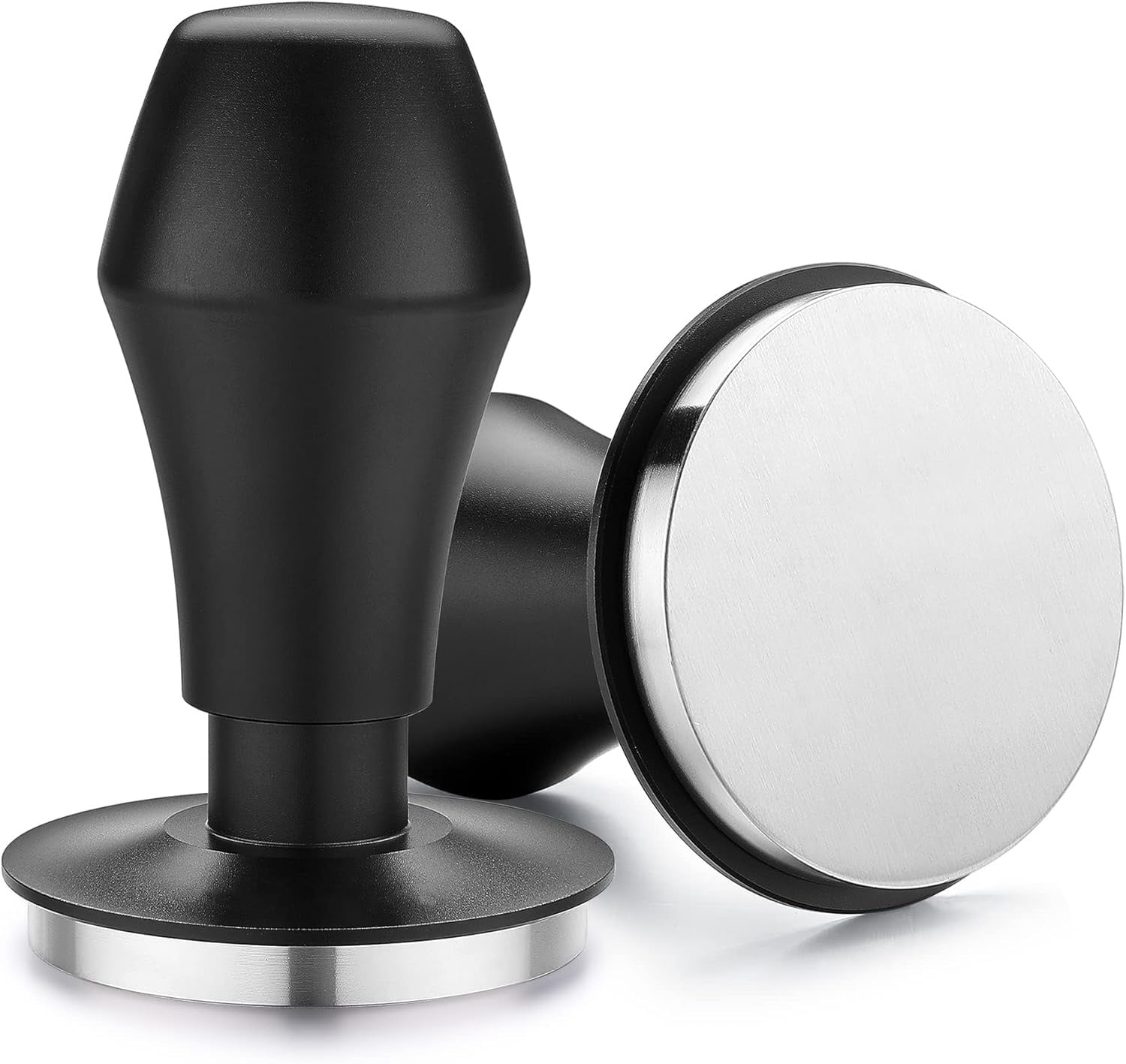 58mm Coffee Tamper - V4 Spring-loaded Tamper with Stainless Steel Flat ...