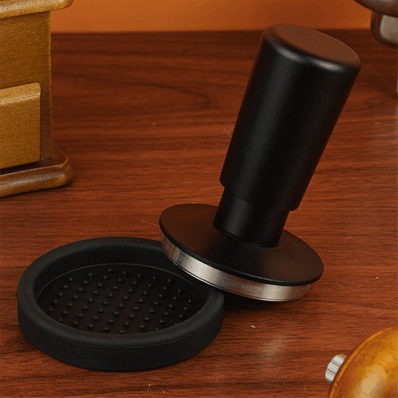 58mm Double Spring Constant Force Powder Hammer Elastic Tamper Fixed Coffee