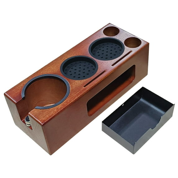 58mm Espresso Tamping Station - 8 in 1 Espresso Tamp Station and Coffee Organizer for Storage 58mm Portafilter Tamper Distributor Puck Screen Accessories C101