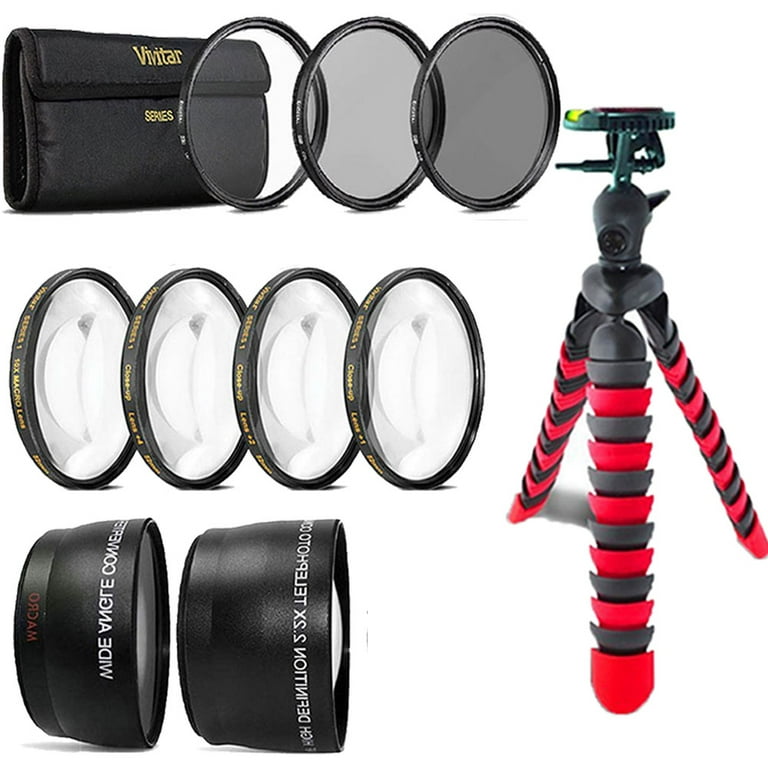58mm Fisheye Wide Angle Telephoto Lens Accessory Kit for Canon