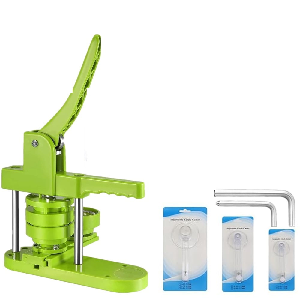 58mm Pin Badges Making Machine+100 Button Partshomemade Badge Machine, Badge Making Machine Diy ,Beginner-Friendly